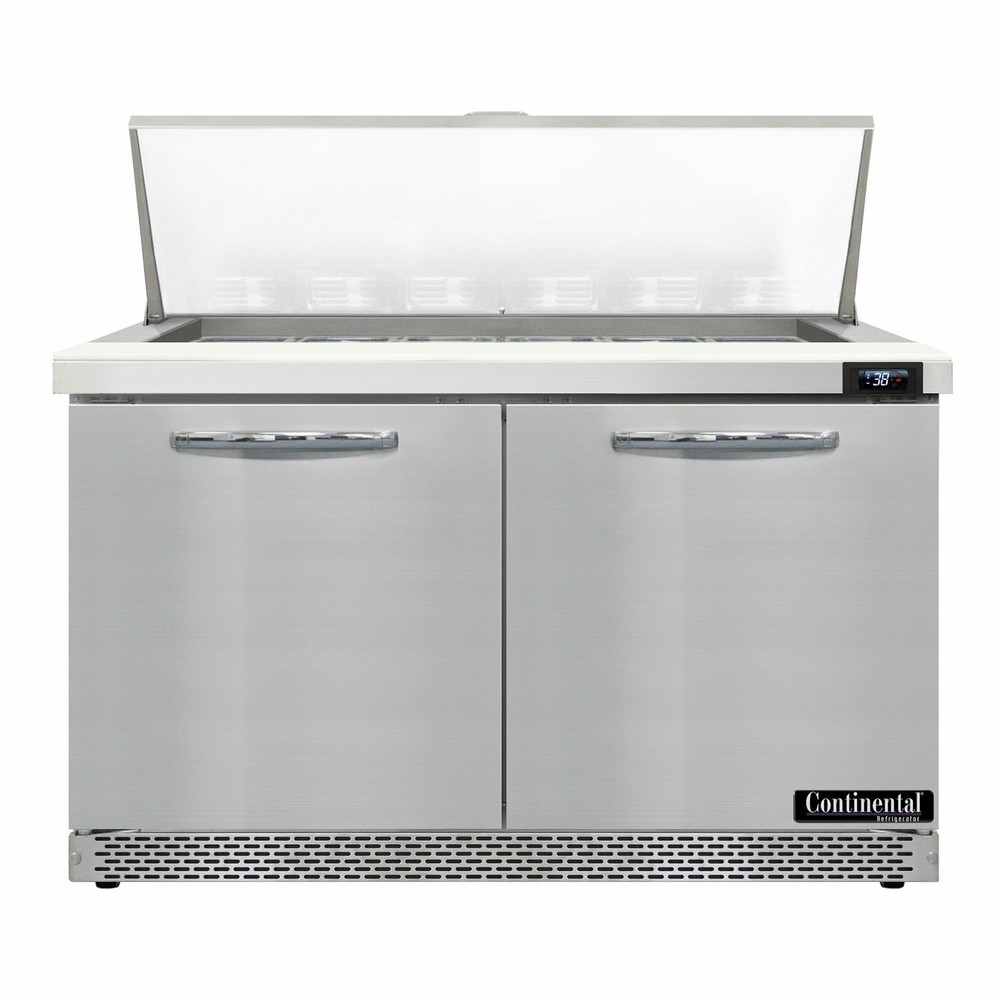 Continental Refrigerator D48N18M-FB 48″ Mighty Top Refrigerated Sandwich Prep…