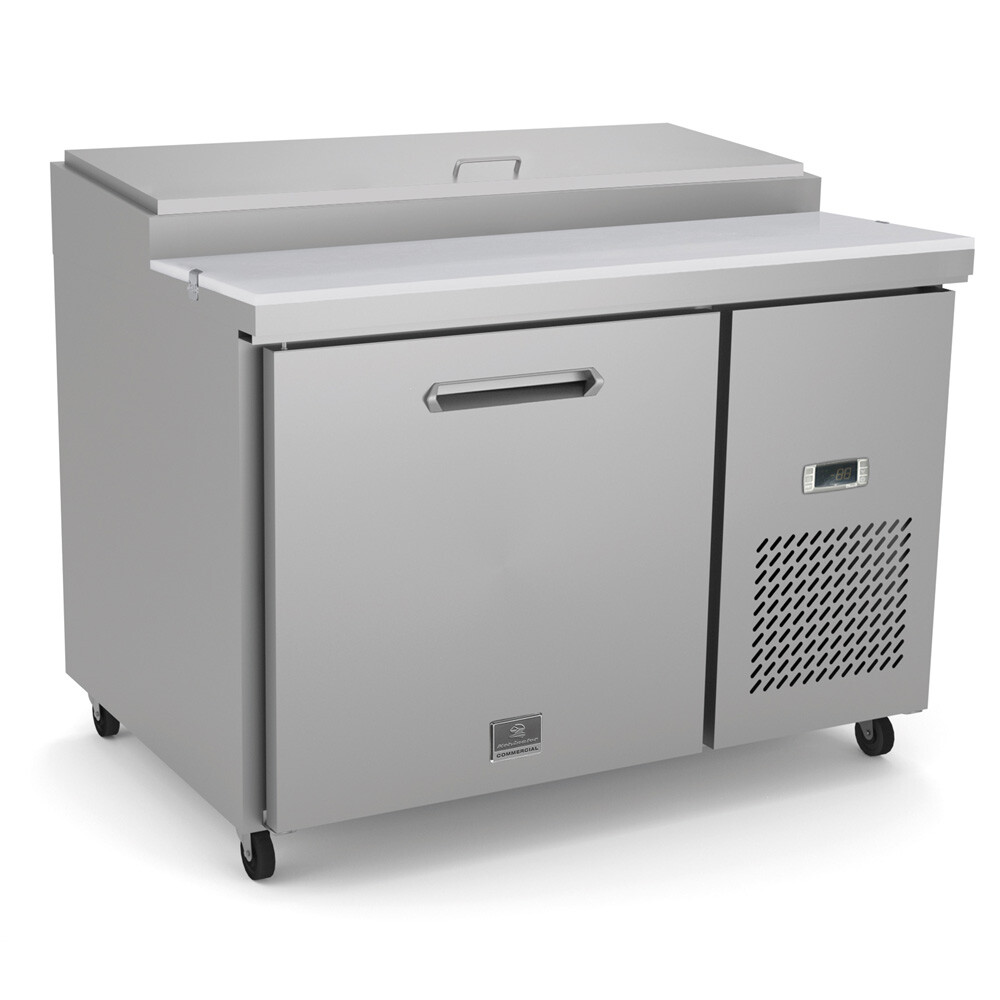 Kelvinator KCHPT50.6 47″ One Section Refrigerated Pizza Prep Table, 12.0 cu. ft.