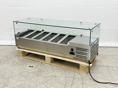 48″ Countertop Refrigerated Prep Cooler Table Stainless Steel Sandwich NSF