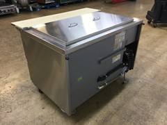 Randell PT-48-18W 48” 4 Drawer Sandwich Salad Prep Table With Casters