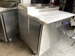 NEW 1 Door 44″ Refrigerated Pizza Prep Table Cooler NSF Atosa MPF8201GR #2228