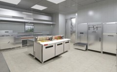 Salad Sandwich Prep Table, WESTLAKE 72″ 3 Door Refrigerated Prep Table, 18 Pans