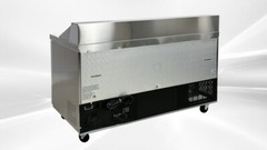 NEW 60″ Commercial Double Lid Refrigerator Prep Table Sandwich Pizza NSF ETL