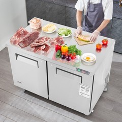 VEVOR 48″ Commercial Frozen Refrigerator Sandwich & Salad Prep Table 12.9 Cu. Ft