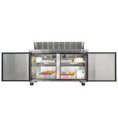 60″ Commercial Refrigerators Sandwich & Salad Prep Table w/Cutting Board 18Cu.Ft