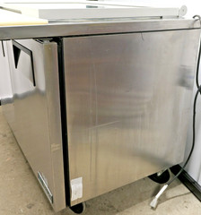 True TSSU-48-18M-B-FGLID-HC 48″ Mega Top Sandwich/Salad Prep Table w/ 2 Doors