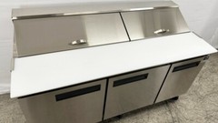 NEW 72″ Commercial Prep Table Refrigerator Standard Top Sandwich Salad Pizza NSF