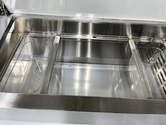 NEW 2 Door 67″ Refrigerated Pizza Prep Table Cooler NSF Pizza Counter