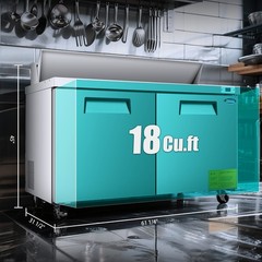 60″ Commercial Sandwich Prep Table Fridge with Precise Digital Temp Control