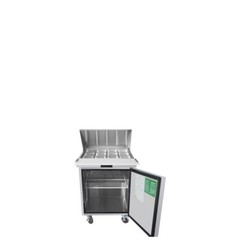 Atosa MSF8305GR 27″ Mega Top Salad Sandwich Prep Station Table 12 Pan, 8 Cu.Ft.