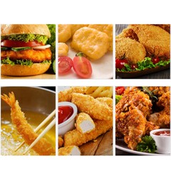 Commercial Breading Table Fried Chicken Station Prepare Workdesk Stainless Steel