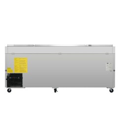 93″ Commercial Pizza-Sandwich Prep Table Fridge Durable Stainless Steel,30.8Cuft