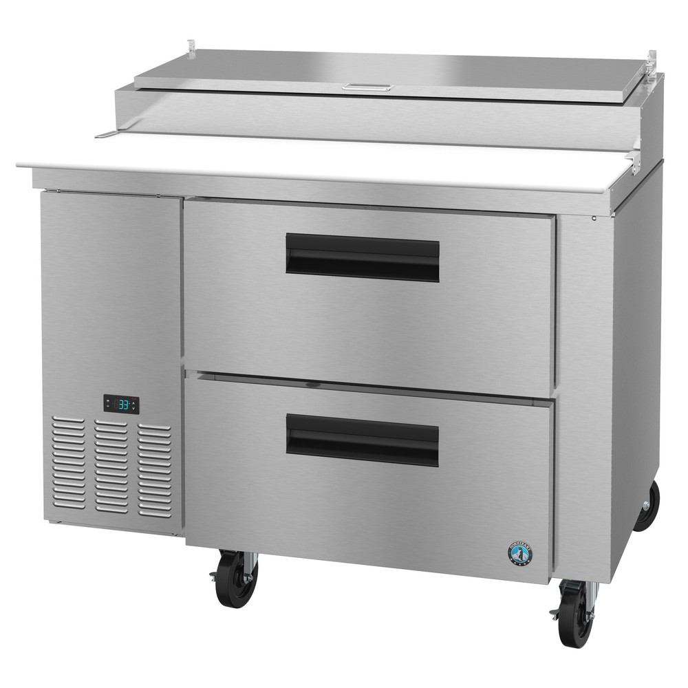 Hoshizaki PR46B-D2 46″ 1-Section Refrigerated Pizza Prep Table w/ 2 Drawers, …