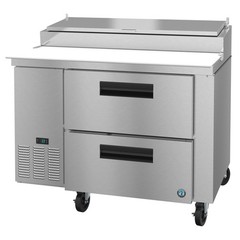 Hoshizaki PR46B-D2 46″ 1-Section Refrigerated Pizza Prep Table w/ 2 Drawers, …