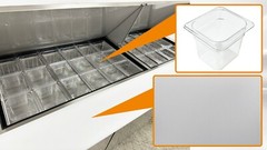 NEW 72″ Mega Top Prep Table Refrigerator Standard Top Sandwich Salad Pizza NSF