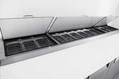 Polarman 93″ Pizza Prep Table with 3 Doors PLM-P93S