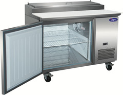 Valpro VPP47-HC 47″ 1-Section Refrigerated Pizza Prep Table w/ 1 Door, 6 Pans