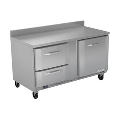 Victory VWRD60HC-2 60″ Two-Section Worktop Refrigerator w/ 2 Drawers, 1 Door,…