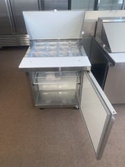 NEW 27″ 12 PAN MEGA TOP SANDWICH SALAD PREP REFRIGERATED STATION COOLER NSF