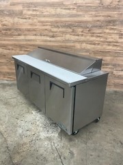 2023 True TSSU-72-18-HC 3-Door Sandwich Prep Station, 115v Serial No. 10712379