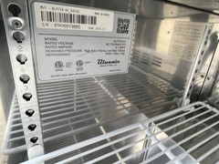 Blue Air BLPT36-HC 36″ Refrigerated Sandwich Prep Table with Two Swing Doors NEW