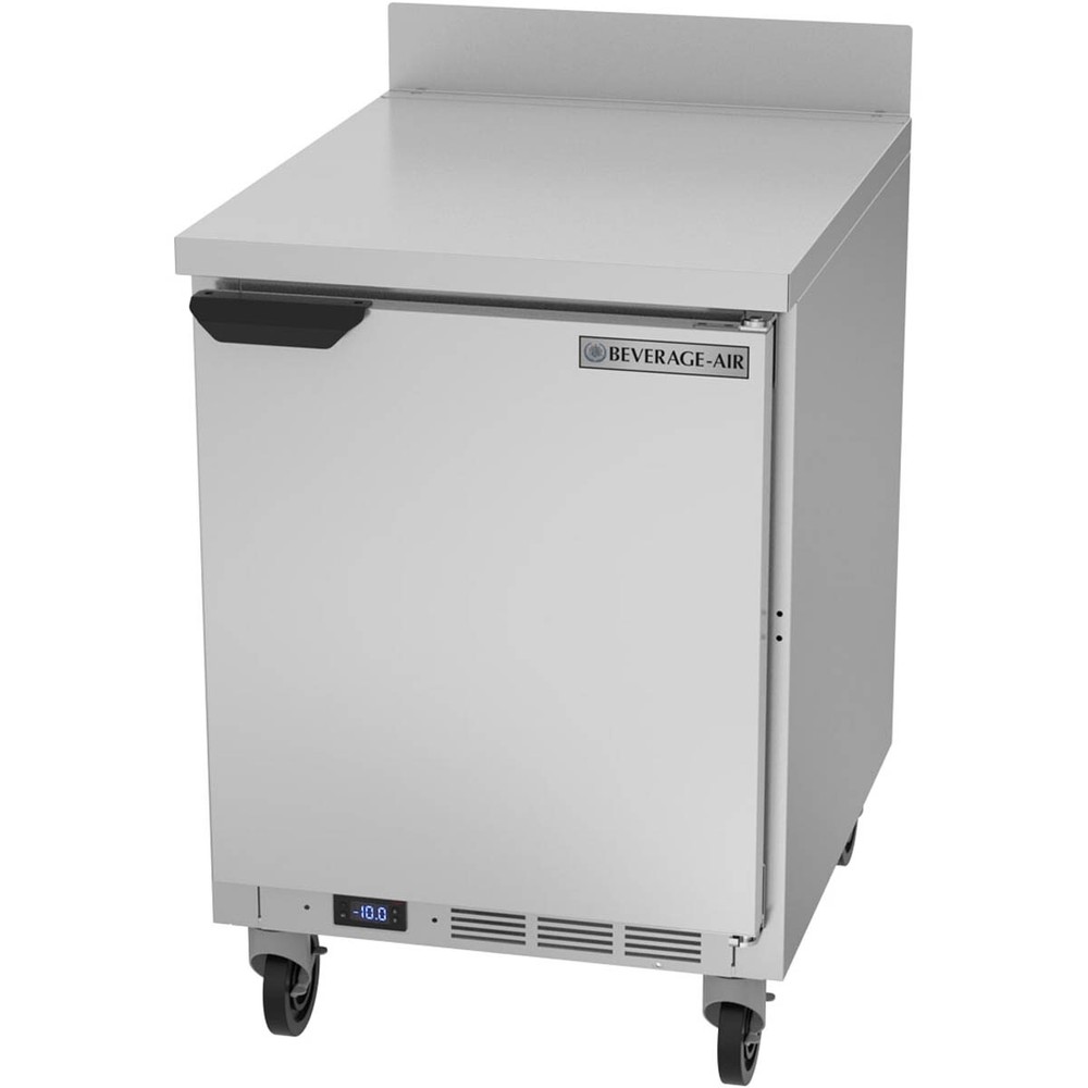 Beverage Air WTF24AHC-FIP 24″ 1-Section Worktop Freezer w/ Solid Door, 2 Shel…