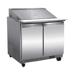 Serv-Ware SP36-12M-HC 36″ 2-Section Mega Sandwich/Salad Prep Table w/ 2 Doors…