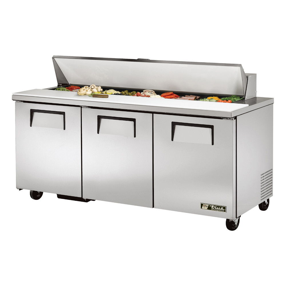 True TSSU-72-18-HC 72″ Sandwich / Salad Prep Table