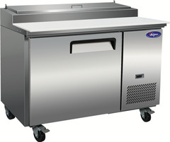 Valpro VPP47-HC 47″ 1-Section Refrigerated Pizza Prep Table w/ 1 Door, 6 Pans