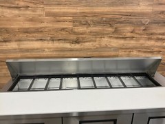 2023 True TSSU-72-18-HC 3-Door Sandwich Prep Station, 115v Serial No. 10712379
