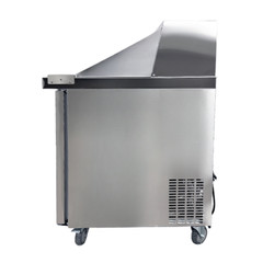 NSF 28″ W Single Door Mega Top Sandwich/Salad Prep Table Cooler 12 Pan