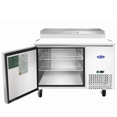 New 1 Door Refrigerated 44″ Pizza Prep Table Cooler MPF8201GR Free Lift Gate