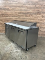 2023 True TSSU-72-18-HC 3-Door Sandwich Prep Station, 115v Serial No. 10712379