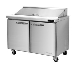 Blue air BLPT36-HC Two Doors 36″ Refrigerated Sandwich/Salad Prep Table Cooler,
