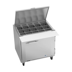 Victory VSP36HC-15B 36″ Mega Top Refrigerated Sandwich/Salad Prep Table w/ 1 …