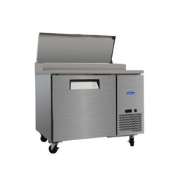 Orikool 44″ 11Cu.Ft Commercial Pizza Prep Table with a Built-in Refrigerator ETL