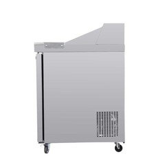 28” Commercial Refrigerated Salad Sandwich Prep Table Single Door 7.4 cu.ft.