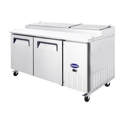 Polarman 67″ Pizza Prep Table with 2 Doors PLM-P67S
