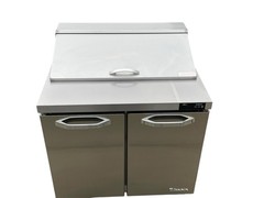 Blue Air BLPT36-HC 36″ Refrigerated Sandwich Prep Table with Two Swing Doors NEW
