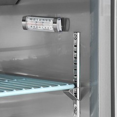 36″ 2 Door Stainless Steel ADA Height Refrigerated Sandwich Prep Table