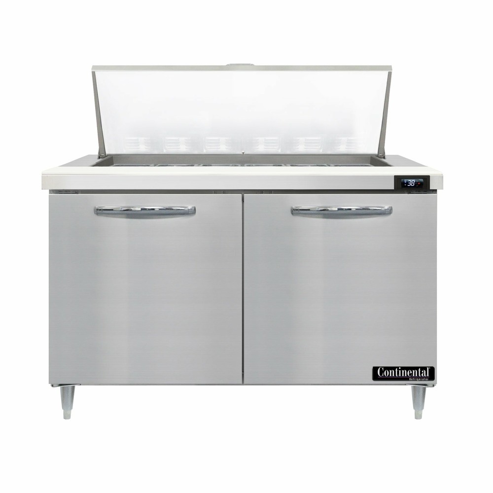 Continental Refrigerator D48N18M 48″ Mighty Top Refrigerated Sandwich Prep Ta…