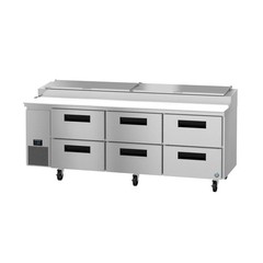 Hoshizaki PR93B-D6 93″ Steelheart Pizza Prep Table w/ Refrigerated Base, 115v
