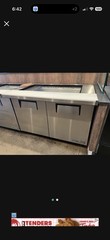 True TSSU-48-18M 48″ Sandwich/Salad Prep Table Mega Top