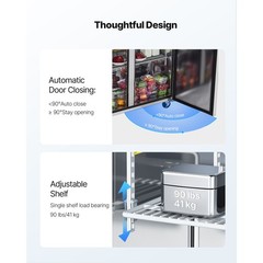 48″ Commercial Sandwich Prep Table, 12.5 Cu Ft, Stainless Steel, 18 Pans