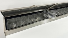 NSF 91″ Sandwich Prep Table 3 Door Pizza Cooler 12 Pan in Stainless Steel ETL