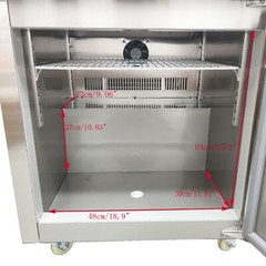Commercial Sandwich Salad Prep Table Refrigerator 2-8℃ Temperature Control 110V