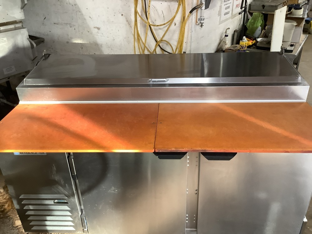 Sandwich Pizza Prep Table Beverage Air DP67HC 120V 1ph TESTED