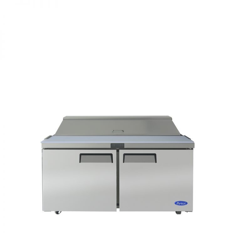 Atosa MSF8303GR Atosa Sandwich/Salad Top Refrigerator Two-section 60-1/5″W X 30″