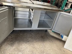 60″ Mega Top Refrigerated Sandwich Topping Prep Station Randell 9040K-513 NSF