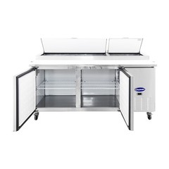 Polarman 67″ Pizza Prep Table with 2 Doors PLM-P67S